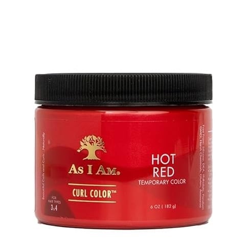 As I Am Curl Color in Hot Red